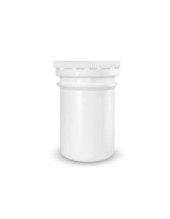 Plastic white tubeのイラスト素材