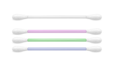 Color cotton buds.のイラスト素材