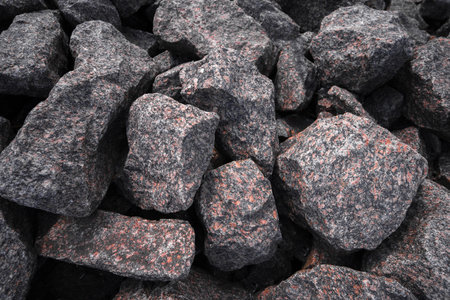 Background of stones, texture of big bouldersの写真素材
