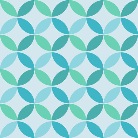 geometric abstract blue seamless pattern -vector illustrationのイラスト素材
