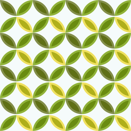 geometric abstract green seamless pattern -vector illustrationのイラスト素材