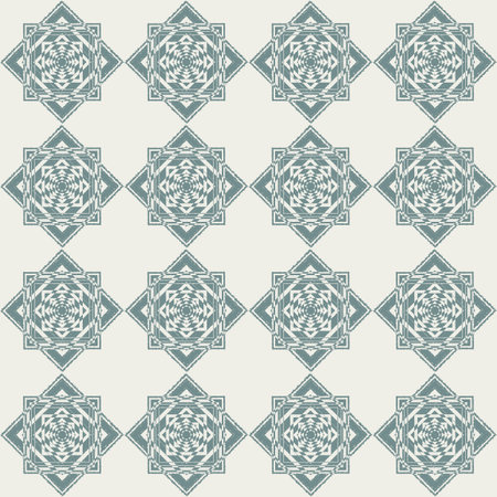 geometric seamless abstract pattern with rhombuses - vector illustrationのイラスト素材