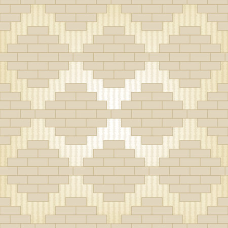 seamless pattern made of bricks . Beige backgroundのイラスト素材