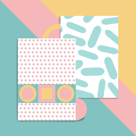 Geometric card vector
