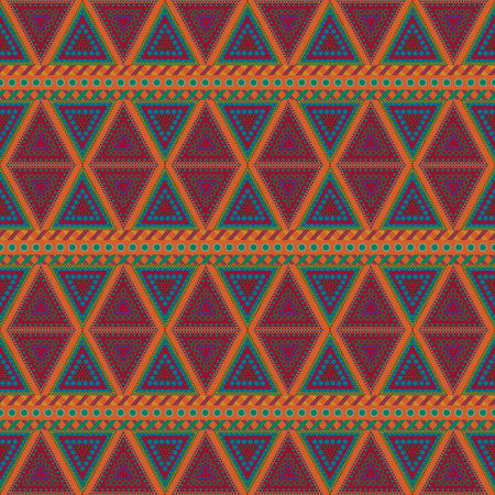 tribal seamless patterns design templateのイラスト素材