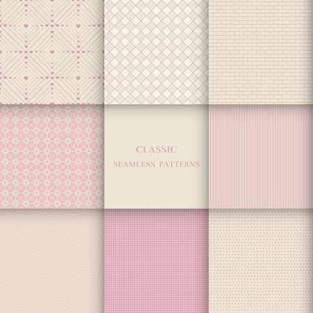 Seamless set classicのイラスト素材