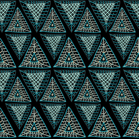 Seamless ethnic ornament