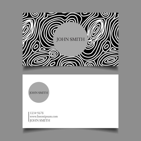 abstract typographic pattern cardのイラスト素材