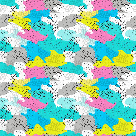 geometric seamless patternのイラスト素材