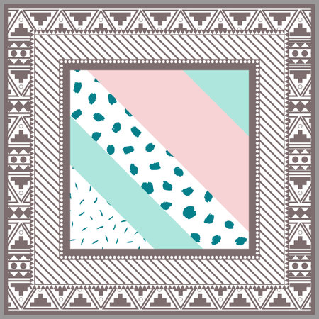 scarf abstract backgroundのイラスト素材