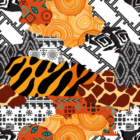 Abstract of geometric patternのイラスト素材