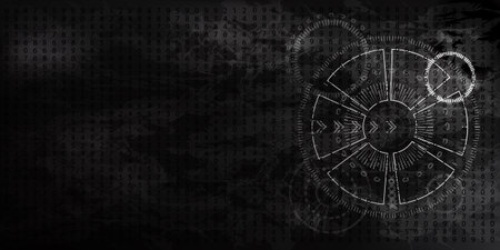 abstract innovation concept black design background for your design.のイラスト素材