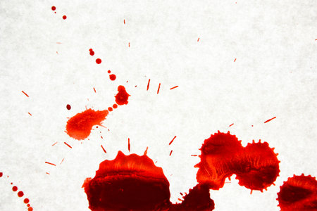 A drop of blood. Photo for your design