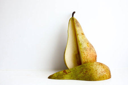 Pear green slice. Sweetの写真素材