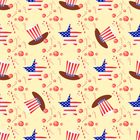 Seamless pattern. Illustration for designのイラスト素材