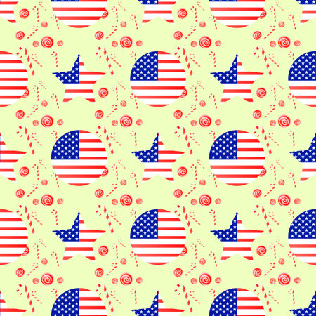 Seamless pattern. Illustration for designのイラスト素材