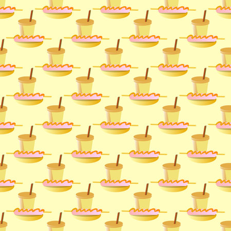 Seamless pattern. Illustration for designのイラスト素材
