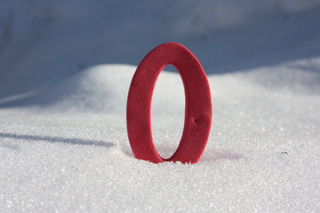 New Year's background. snow cloth. the letter of. photo for your designの写真素材