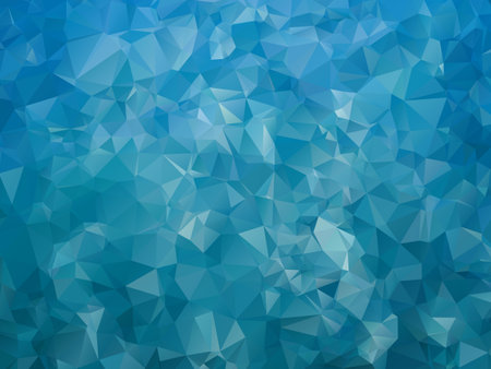 abstraction background vector illustration. triangles geometric texture water blueのイラスト素材