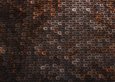 Glitter background. Fabric texture with spangles. Background sequin. Glitter texture. Fabric sequins. Iron cloth. Abstract background. Metal structure.の写真素材