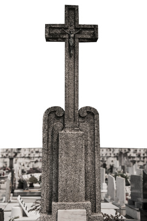 Obelisk at the old cemetery.の写真素材