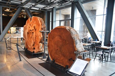 Warsaw, Poland-July 14, 2018: The Copernican Science Center. Developing interactive children's...
