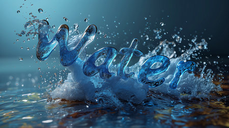 water drops on gray background with place for textの素材