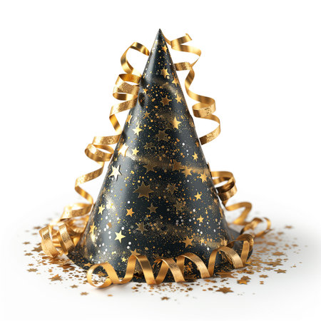 festive cap 3d illustrationの素材