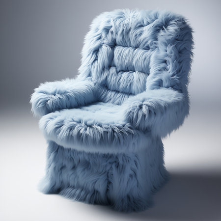 Home interior mock-up with blu sofa 3D renderの素材