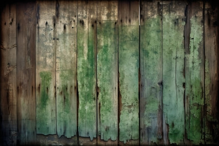 Grunge old wood textured background. AI generatedの素材