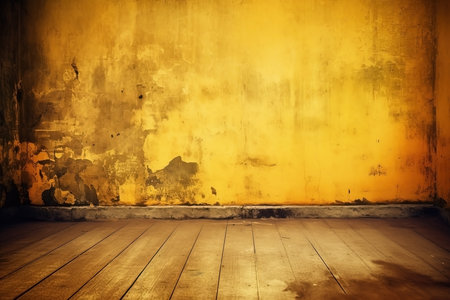 Old grunge wood and stone textured background. AI generatedの素材