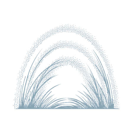rainbow or arch in simple style. Vector art. Isolated.のイラスト素材