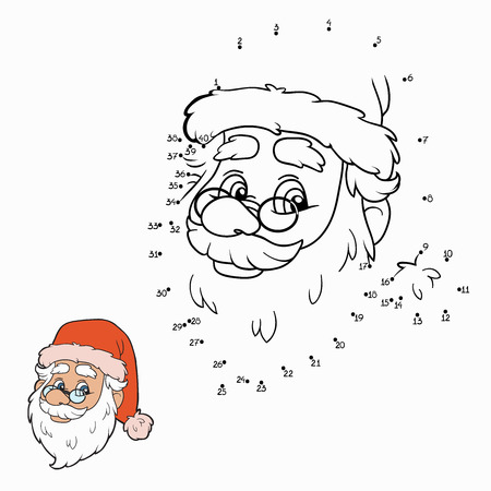 Numbers game (Santa Claus)のイラスト素材