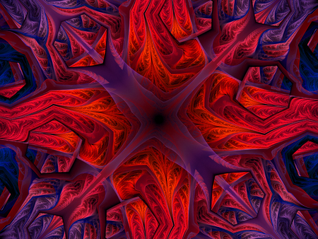 Abstract fractal. Fractal art background for creative design. Decoration for wallpaper, poster, cover booklet, card. Psychedelic. Print for clothes, t-shirt.の写真素材