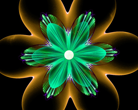 Abstract fractal. Fractal art background for creative design. Decoration for wallpaper, desktop, poster, cover booklet. Print for clothes, t-shirt. Creative illustration for designの写真素材
