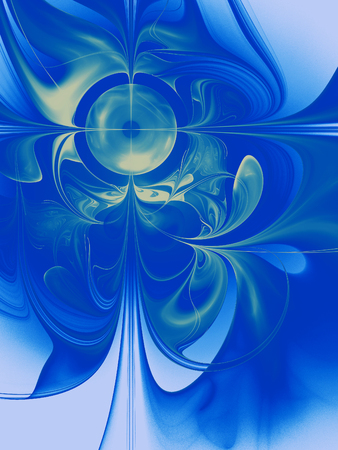 Abstract fractal. Fractal art background for creative design. Decoration for wallpaper, desktop, poster, cover booklet. Print for clothes, t-shirt. Creative illustration for designの写真素材