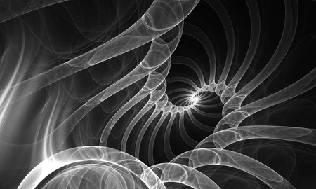 Abstract fractal. Fractal art background for creative design. Decoration for wallpaper, desktop, poster, cover booklet. Print for clothes, t-shirt. Creative illustration for designの写真素材