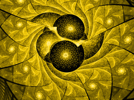 Abstract fractal. Fractal art background for creative design. Decoration for wallpaper, desktop, poster, cover booklet. Print for clothes, t-shirt. Creative illustration for designの写真素材