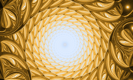 Abstract fractal. Fractal art background for creative design. Decoration for wallpaper, desktop, poster, cover booklet. Print for clothes, t-shirt. Creative illustration for designの写真素材