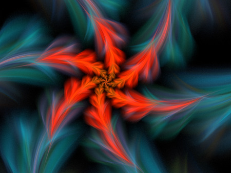 Abstract fractal. Fractal art background for creative design. Decoration for wallpaper, desktop, poster, cover booklet. Print for clothes, t-shirt. Creative illustration for designの写真素材