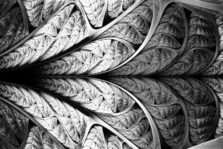 Abstract fractal. Fractal art background for creative design. Decoration for wallpaper, desktop, poster, cover booklet. Print for clothes, t-shirt. Creative illustration for designの写真素材