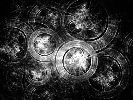 Abstract fractal. Fractal art background for creative design. Decoration for wallpaper, desktop, poster, cover booklet. Print for clothes, t-shirt. Creative illustration for designの写真素材