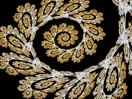 Abstract fractal. Fractal art background for creative design. Decoration for wallpaper, desktop,...