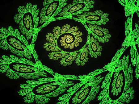 Abstract fractal. Fractal art background for creative design. Decoration for wallpaper, desktop, poster, cover booklet. Print for clothes, t-shirt. Creative illustration for designの写真素材
