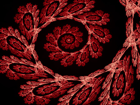 Abstract fractal. Fractal art background for creative design. Decoration for wallpaper, desktop, poster, cover booklet. Print for clothes, t-shirt. Creative illustration for designの写真素材
