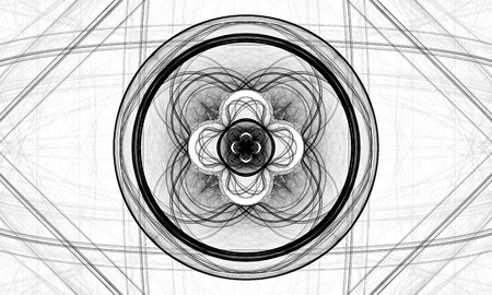 Abstract fractal. Fractal art background for creative design. Decoration for wallpaper, desktop, poster, cover booklet. Print for clothes, t-shirt. Creative illustration for designの写真素材