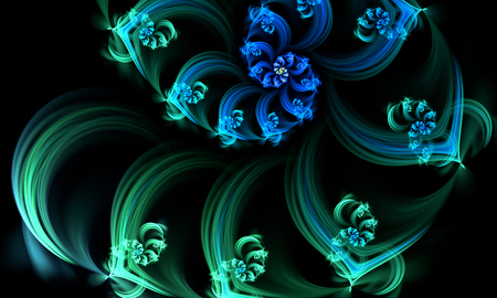 Abstract fractal. Fractal art background for creative design. Decoration for wallpaper, desktop, poster, cover booklet. Print for clothes, t-shirt. Creative illustration for designの写真素材