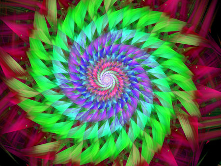 Abstract fractal. Fractal art background for creative design. Decoration for wallpaper, poster,...