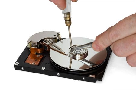 Repair of the hard disc
