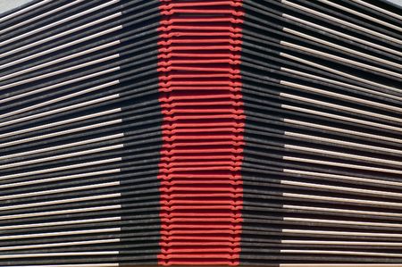 Stack of folders without clips